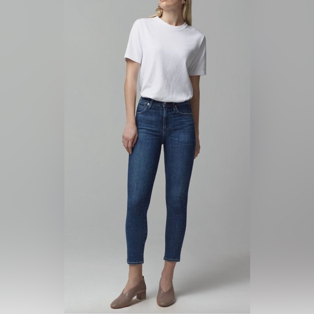 Citizens of Humanity Rocket Crop High Rise Skinny Jeans in Size 25